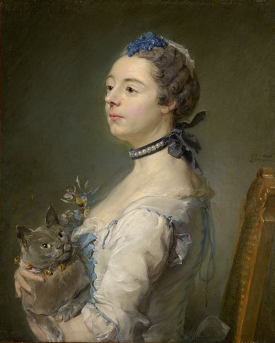 Magdaleine Pinceloup de la Grange, née de Parseval by Jean Baptiste Perronneau